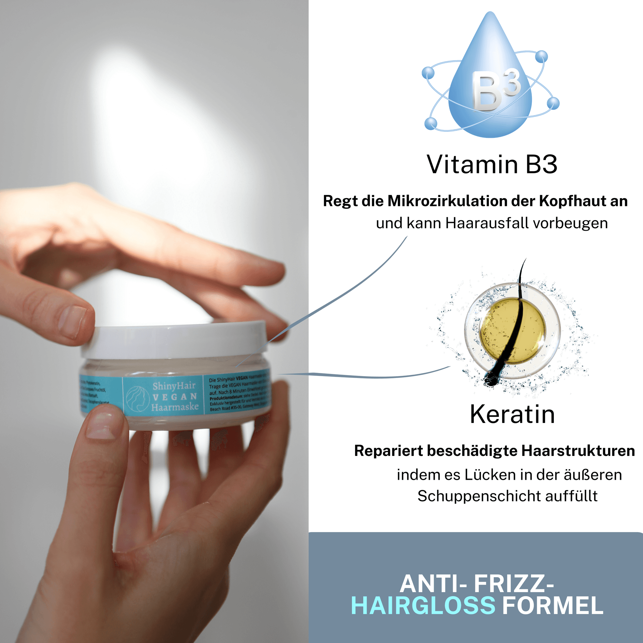 Haarwuchsbooster + Haarmaske vegan