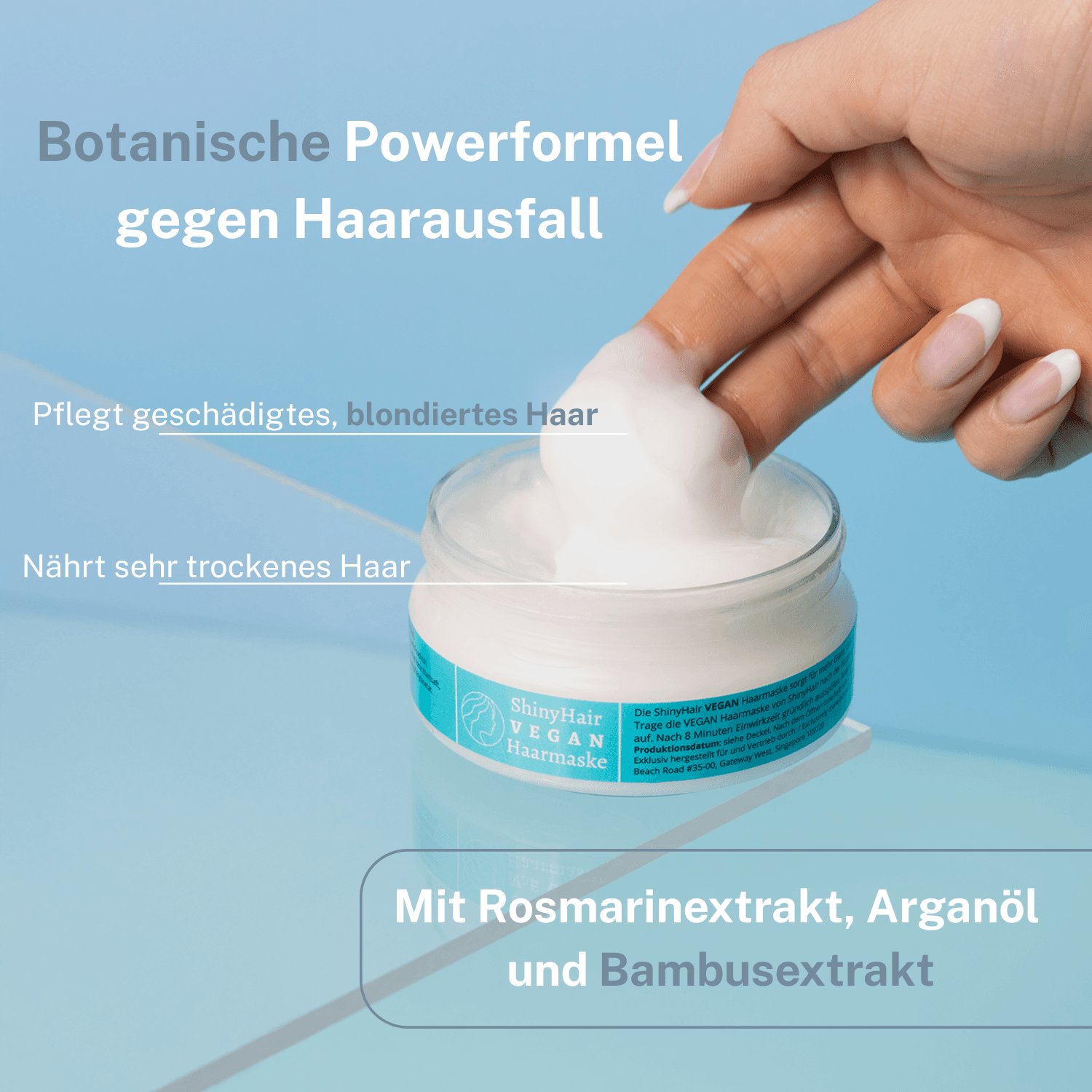 Haarwuchsbooster + Haarmaske vegan