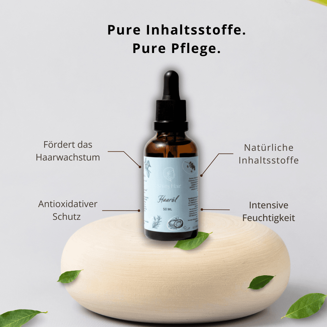 ShinyHair Growth Elixir™ + Dermastamp gegen Haarausfall und für eine gesunde Kopfhaut