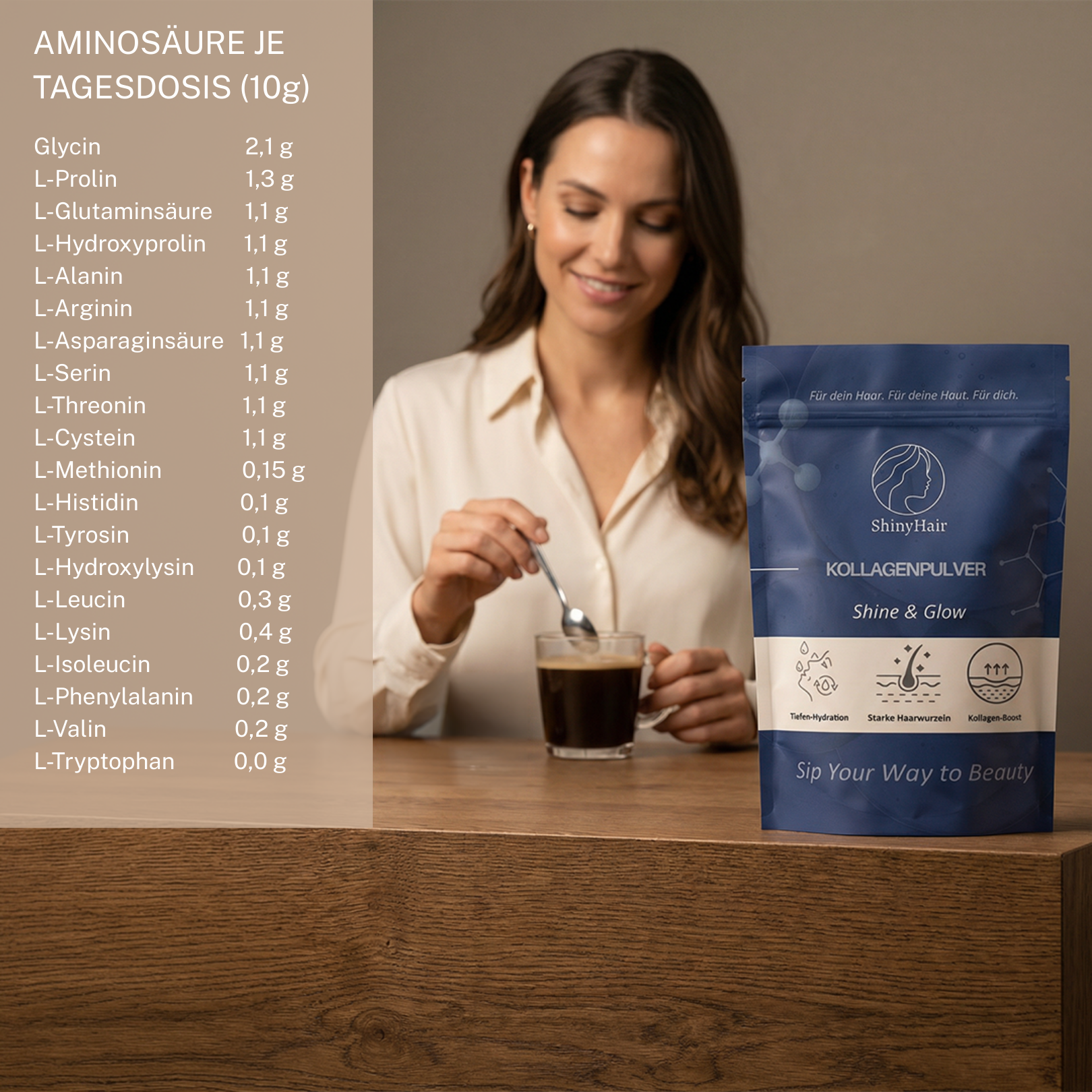 ShinyHair Premium Kollagenpulver
