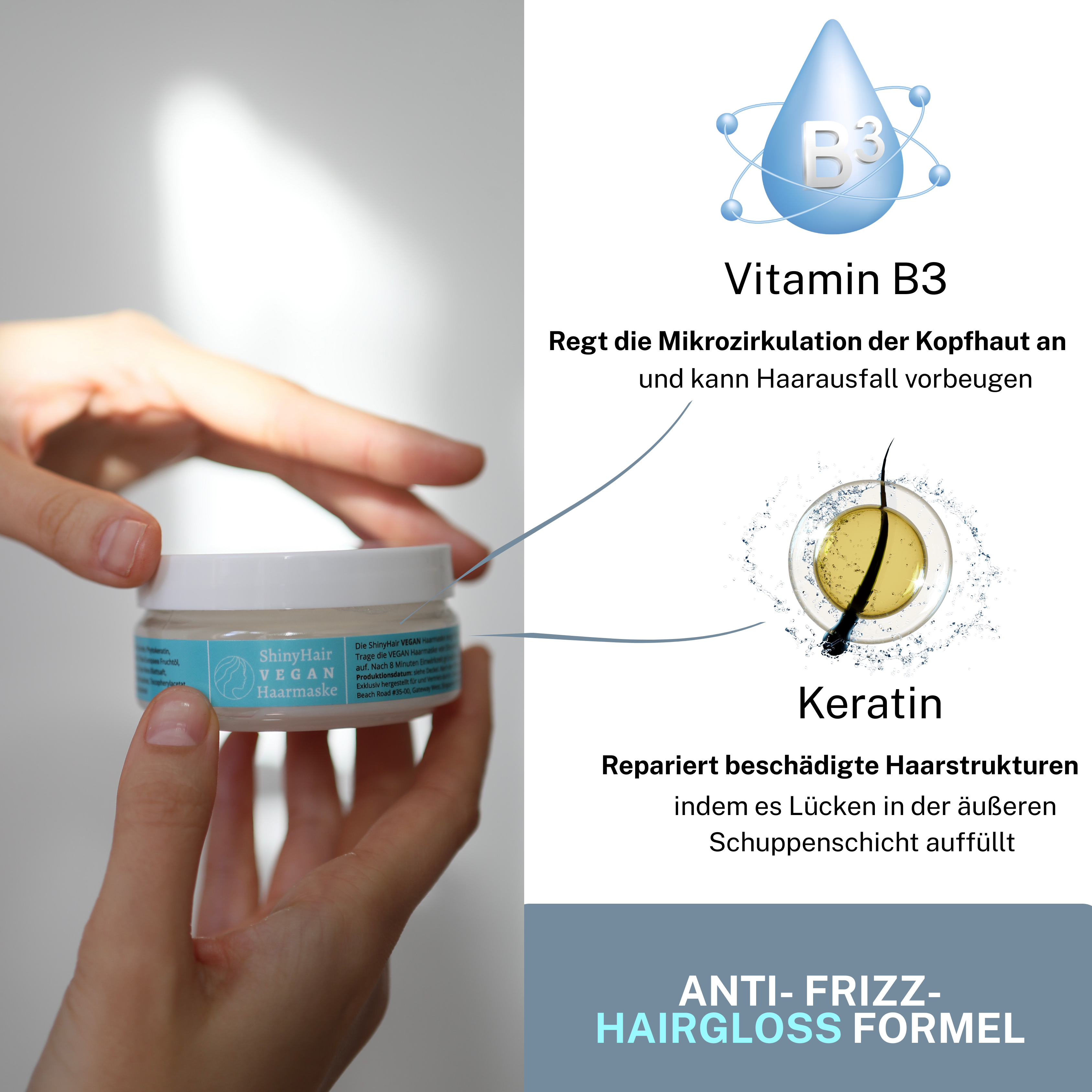 ShinyHair Vegan Haarmaske