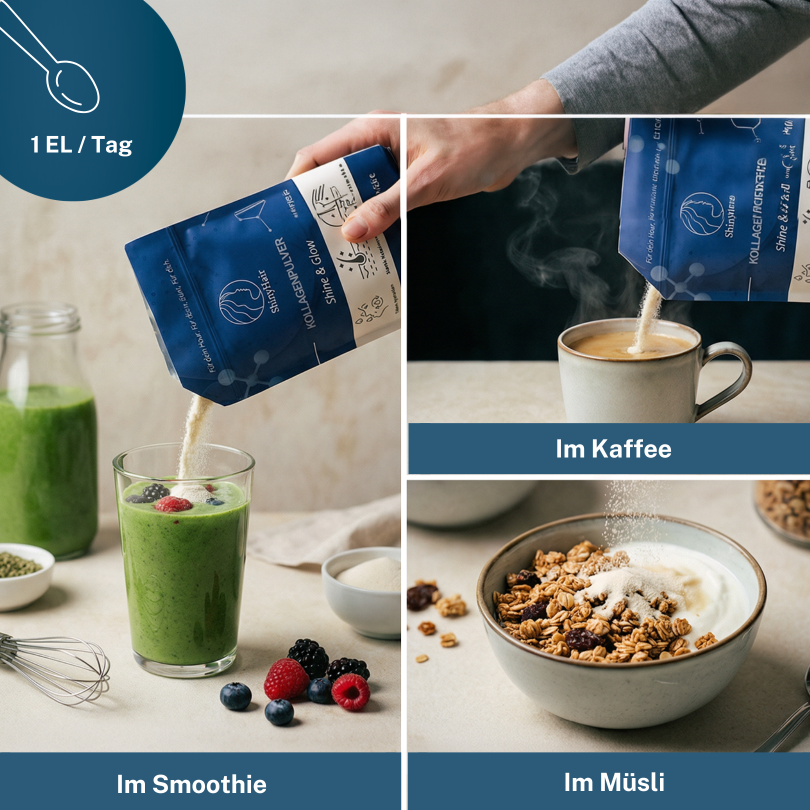 ShinyHair Premium Kollagenpulver