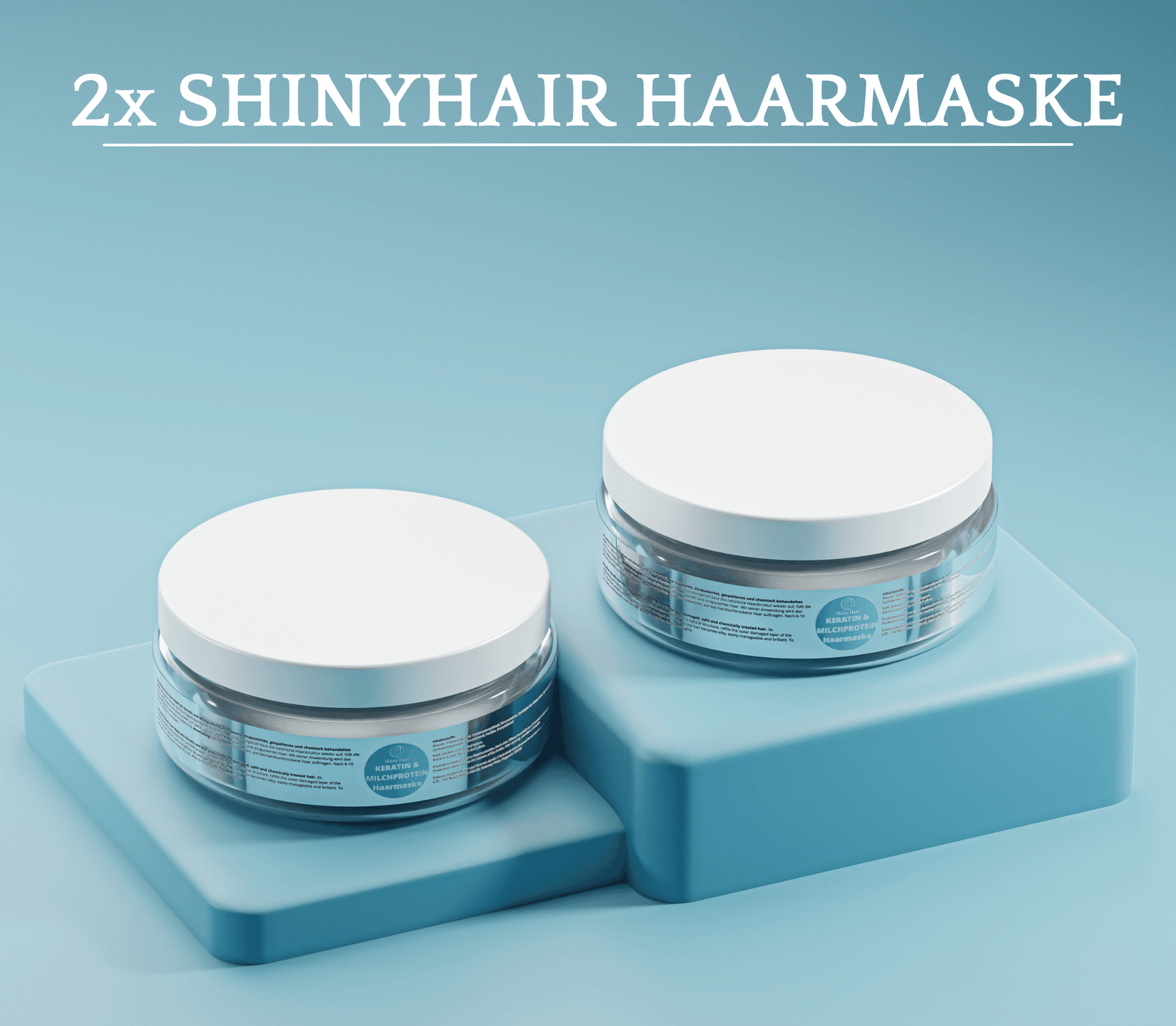 2 stuks ShinyHair© haarmasker